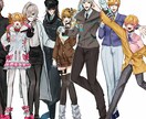 最短即日納品！TRPG用の立ち絵描きます 少し重厚で等身高めの絵柄の好きなあなたに！ イメージ2
