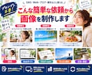 2案から選べるAI画像を制作します 確認後、選んだ画像を高解像度・透かしなしで納品 イメージ2