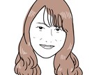 デフォルメしない、2色で仕上げる似顔絵を描きます いただいたお写真をもとに似顔絵を作成します。 イメージ9