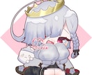 デフォルメイラスト作成します アイコンやサムネ作成に使えるイラストを提供します イメージ3