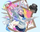 SNSで使えるアイコン作成します 世界に一つの特別なアイコンをお届け！ イメージ2