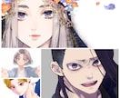 商用・二次OK！アイコンイラスト作成します SNS利用や配信用に。バナー・ヘッダー用画像サイズも指定可 イメージ1