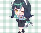 ポップで可愛いイラスト描きます アニメ調の絵でミニキャラから等身キャラまで描きます。 イメージ5