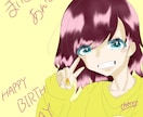 女の子キャラ描きます おめめキラキラの可愛く透明感のある子 イメージ3