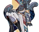 獣人/ケモノ特化　イラスト製作お請けいたします キャラクターのアイコン、立ち絵制作お受けします。 イメージ6