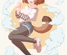 snsや各場面で使えるアイコンを作成します ■ほんわか可愛いイラストアイコン■ イメージ2