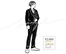 商用OK★顔バレしない似顔絵描きます 顔出ししたくないけど、オリジナリティある似顔絵が欲しい方に♪ イメージ7