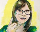 やさしいタッチのリアルな似顔絵を描きます 水彩または油絵具で、写真をもとに似顔絵を描きます。 イメージ1