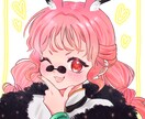 オリジナルSNSアイコン、ヘッダー描きます あなたのオリジナルキャラクターのアイコンやヘッダーを描きます イメージ2