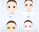 Vroidなんか違う、を解消!｜映え顔に調整します Vroidの顔を“配信や動画で可愛く見える形”に調整します。 イメージ2