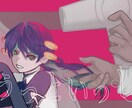 活動者の方々に向けた動画内イラストなど届けます 表情差分、著作権譲渡、目に止まるイラストお描きします イメージ2