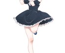 女の子のコテキャ、一枚絵をご提供致します どんなイラスト、デザインでもお任せ下さい！ イメージ4