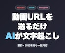 動画文字起こし代行します URLを送るだけ！YT/TT/IG/その他動画音声も対応 イメージ10