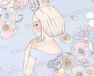 商用利用可・完成品の手描きイラストを販売しています ダウンロードするだけ/ウエディングフラワー/アイコン イメージ3