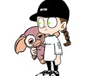 世界に一つだけのアイコン描きます 自分だけのかわいいポップなアイコンを イメージ3