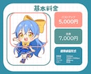先着10件お値下げ中！ミニキャライラスト描きます グッズ・スタンプ・アイコン等可愛いデフォルメイラスト描きます イメージ2