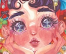 商用可| 可愛いSNSアイコン・ヘッダーを描きます アナログで温かみのあるアイコン・ヘッダーを仕上げます。 イメージ5