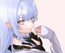 かわいいくて、少し寂しげなアイコン描きます sns等のアイコン使用にぜひ! イメージ5