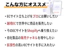 Shopifyサイト制作！売れる仕組みを作ります 面倒な設定は全てお任せ！Shopifyで理想のショップを実現 イメージ2