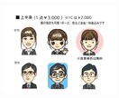 可愛くpop な似顔絵を描きます イラストパターンは3種類。イメージに合うタッチを選べます！ イメージ4