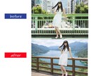 切り抜き＆背景変更します 精密な切り抜きと背景の変更処理をします。 イメージ2