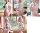 広告デザイナーのプロが作る AI美女画像代行します リアル系・アニメ風対応｜修正迅速｜デザイナー歴20年以上 イメージ5