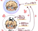 ぽへ顔描きます ちまっとした可愛いぷち化！頭上アイテムであなたを表します♪ イメージ3