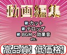 簡単お任せ高品質！動画編集承ります 『シンプルな料金設定で良質な動画制作を！』 イメージ1
