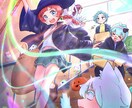 依頼に合った幅広いジャンルのイラストを描きます キャラデザからサムネ、アイコンやスタンプ作成まで！！ イメージ1