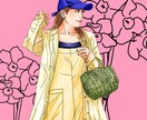 キャラ、オシャレコーデ等ご希望の絵を描きますます アイコン思い出写真をデジタルイラストで(*ˊᵕˋ*) イメージ3
