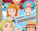 プロイラストレーターが似顔絵お描き致します SNSアイコン・プレゼント・ビジネスシーンなどにおすすめです イメージ1