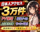 キーワード指定＆日本人限定でアクセス数増加します 検索流入を意識した最新型SEOプロモーション｜属性指定可能 イメージ1