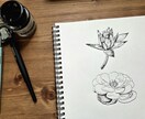 商用可  ボタニカル(植物)イラスト描きます 温かみのある線画のボタニカル(植物)イラスト イメージ2