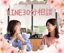 LINEのように30分お話聞きます どんなお話でも構いません。私はあなたの味方です。 イメージ1