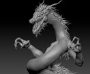 ゲームモンスターの3Dモデリングの制作をしています 3dゲームのモデリング、フィギュア イメージ5