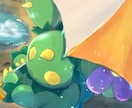 ドンピシャなアイコン、作らせてもらいます！ます 似顔絵風でも別モチーフでも、丸型アイコン描かせてもらいます！ イメージ8