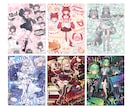 VTuber様の宣伝プロフィール画像作成致します キラキラゴテ盛りデザインが得意です！ イメージ1