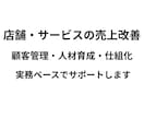 店舗運営・仕組化・リピート改善をサポートします 売上改善・顧客管理・人材育成を実務経験からサポート イメージ1