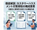 カスハラ対策の規程・相談窓口を社労士が整備します 猶予期間なし。カスハラ対策を社労士が丸ごと構築 イメージ2