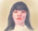 日本画風な似顔絵描きます 日本画のような柔らかな印象で似顔絵をお描きします。 イメージ1