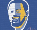 あなたの推しをカッコいいロゴ風に描きます SNSのアイコンやデジタルギフトに！ イメージ2