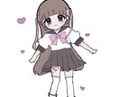 SNSで使えるミニキャライラスト制作します 個性的で可愛らしいキャラを描きます！商標利用可/二次利用可 イメージ2