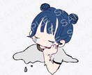 しくしくアイコン描かせていただきます しっとりアンニュイアイコンを制作いたします イメージ1