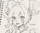 アイコン、1枚絵、修正無制限!?イラストを描きます SNSで活動したいな、かわいいイラストが欲しい方へ! イメージ1