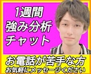 1週間チャットで自己理解・強み分析のお手伝いします 強みを知りたい方！※即レスではない。1日5通返信可※ イメージ1