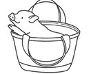 ゆるくてかわいい動物アイコン描きます 全身イラスト・ポーズや表情もご相談いただけます イメージ6