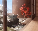 背景イラストを制作します 配信部屋、背景イラスト等活動に必要なイラストを制作いたします イメージ1