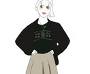 おしゃれなアイコン、似顔絵を描きます 雰囲気のあるイラスト/SNS/ブログ/アイコン イメージ5