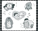 絵本のような⁂ネオかわいい挿絵⁂お描きしております 選べるタッチで物語伝わる○こども向け雑誌などに最適○商用OK イメージ1