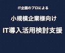 小規模法人のIT活用のための検討や計画を支援します IT企画のプロが御社IT企画を支援します イメージ1